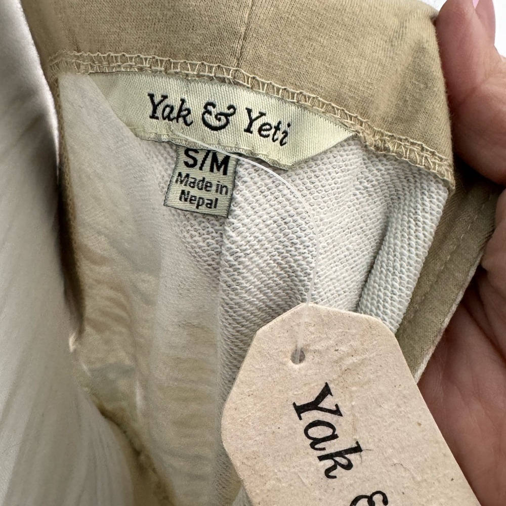 Yak & Yeti NWT Celestial Patchwork Wide Leg Overalls Boho Festival S/M, L/XL - Picture 9 of 10